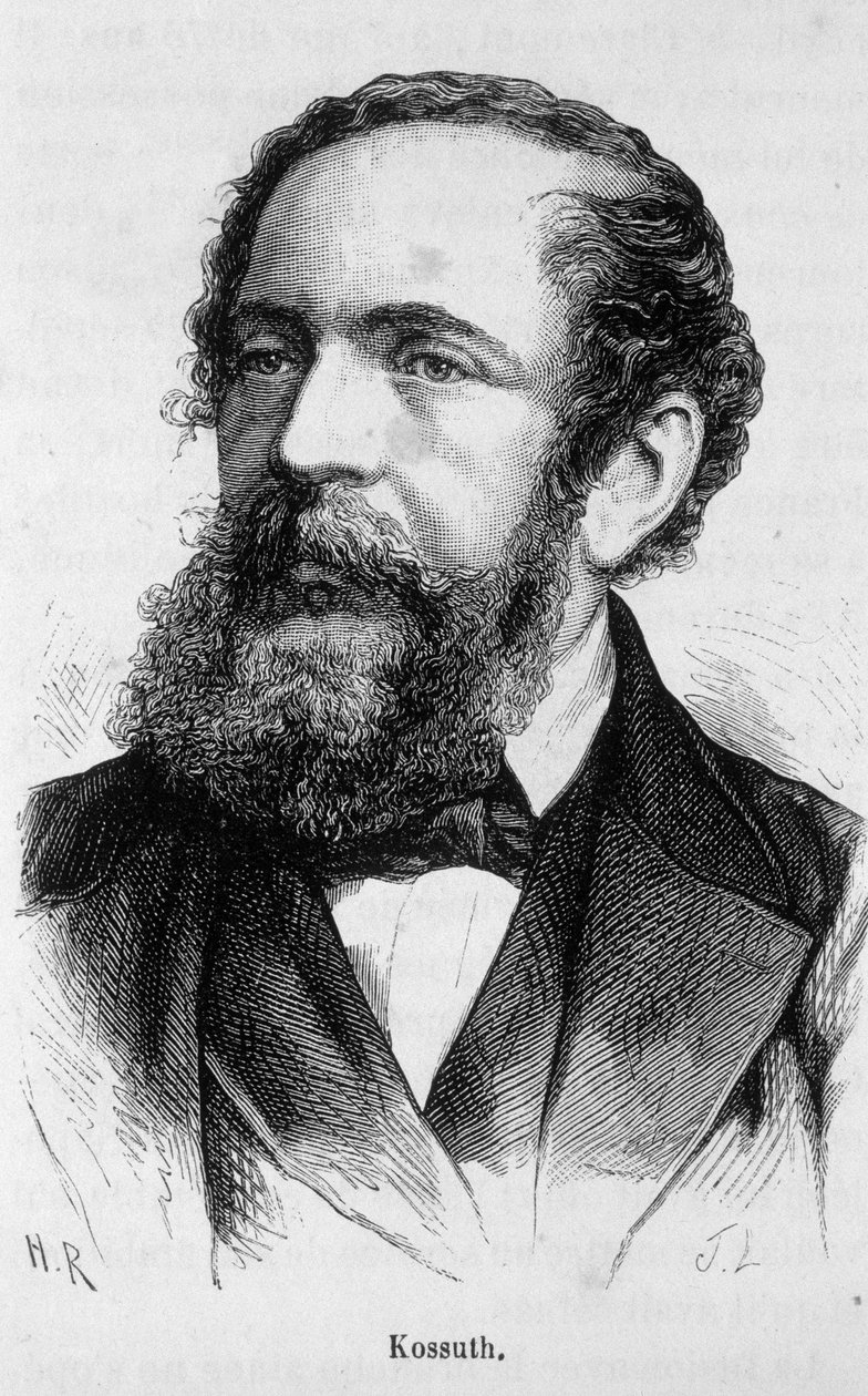 Porträt von Lajos Kossuth (1802-1894), ungarischer Politiker von Unknown artist