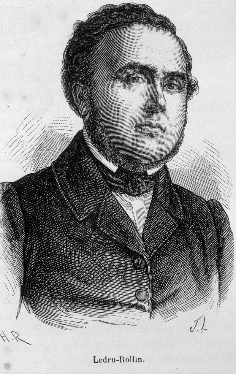 Porträt von Ledru Rollin (Ledru-Rollin), französischer Politiker (1807 - 1874) von Unknown artist