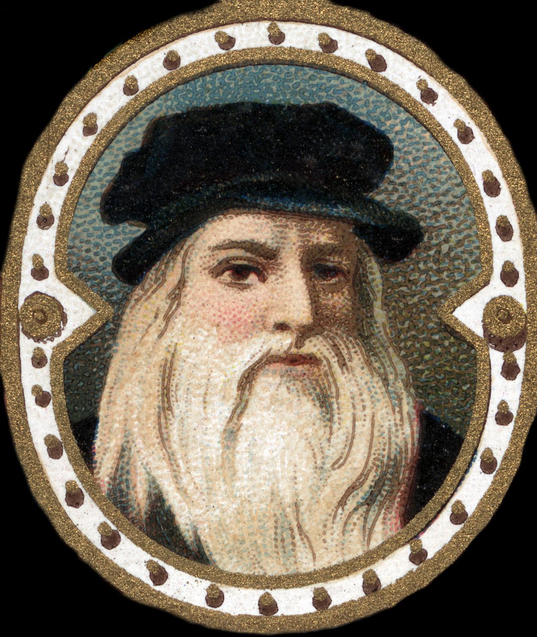 Porträt von Leonardo da Vinci (1452 - 1519) von Unknown artist