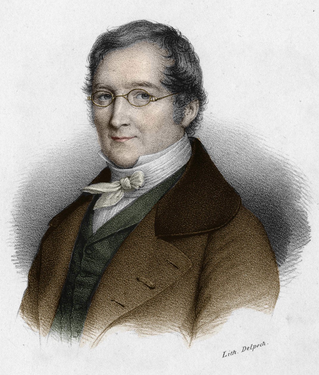 Porträt von Louis-Joseph Gay-Lussac (Louis Joseph Gay Lussac) (1778-1850), französischer Physiker und Chemiker. Gravur des 19. Jahrhunderts. von Unknown artist