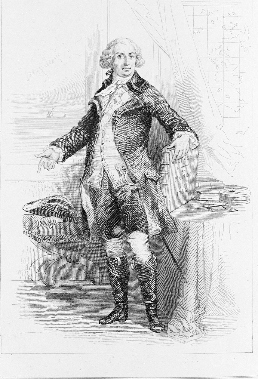 Porträt von Louis Antoine, Graf von Bougainville (1729-1811). von Unknown artist