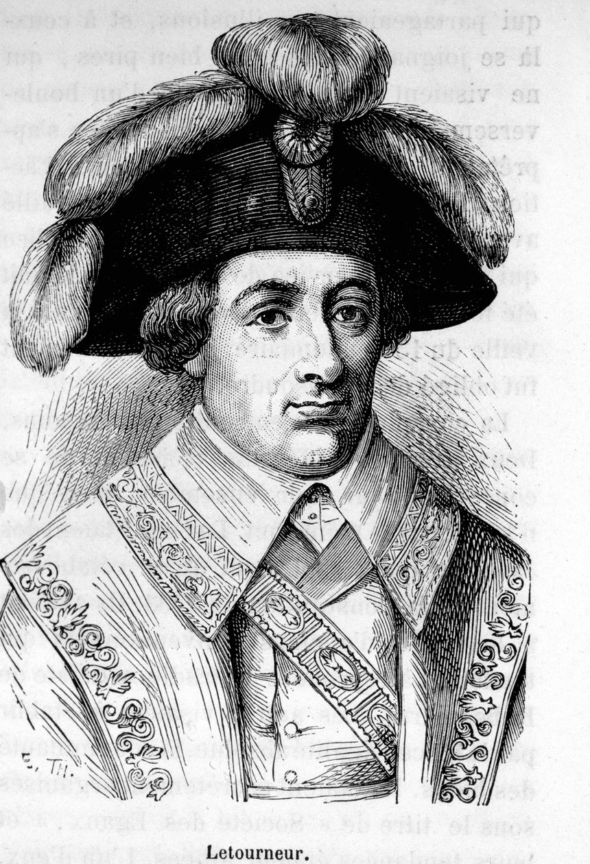 Porträt von Louis Francois Letourneur (1751-1817), französischer Politiker von Unknown artist