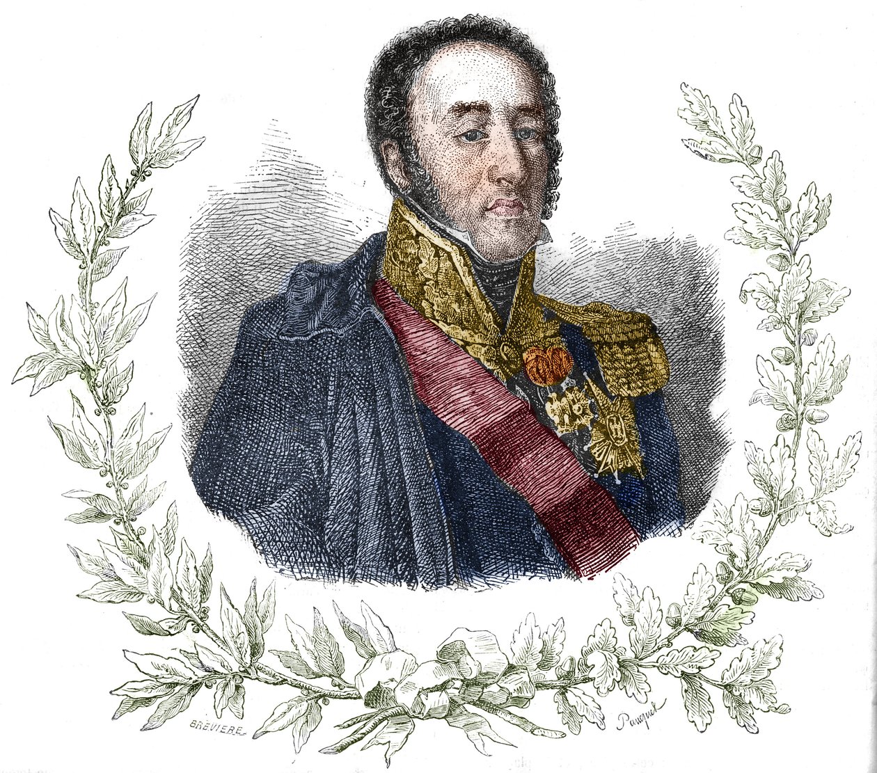 Porträt von Louis Gabriel Suchet (1770-1826) von Unknown artist