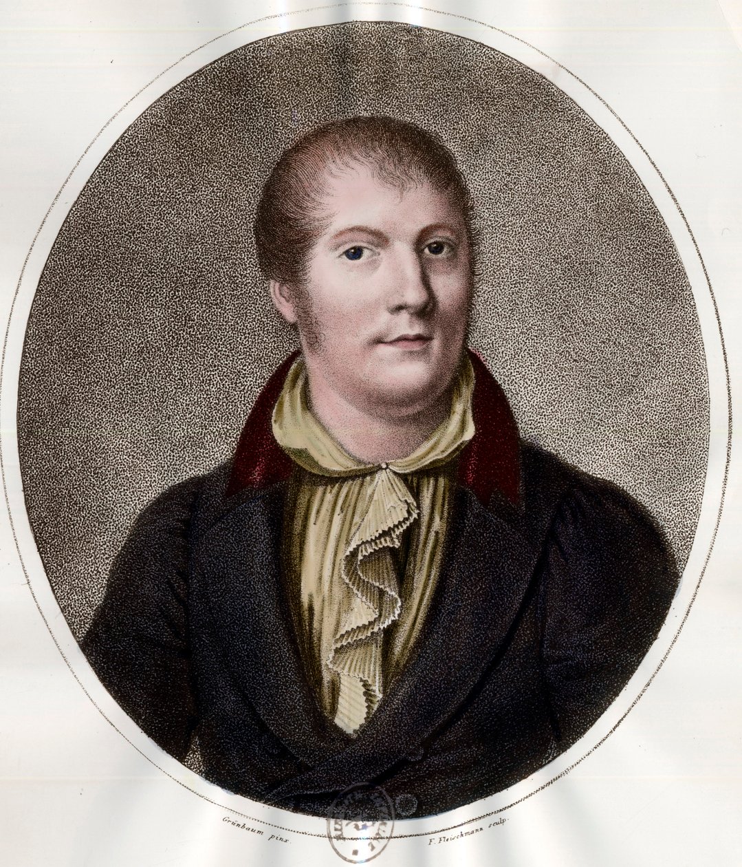 Porträt von Louis Spohr, französischer Musiker. Gravur des 19. Jahrhunderts von Unknown artist