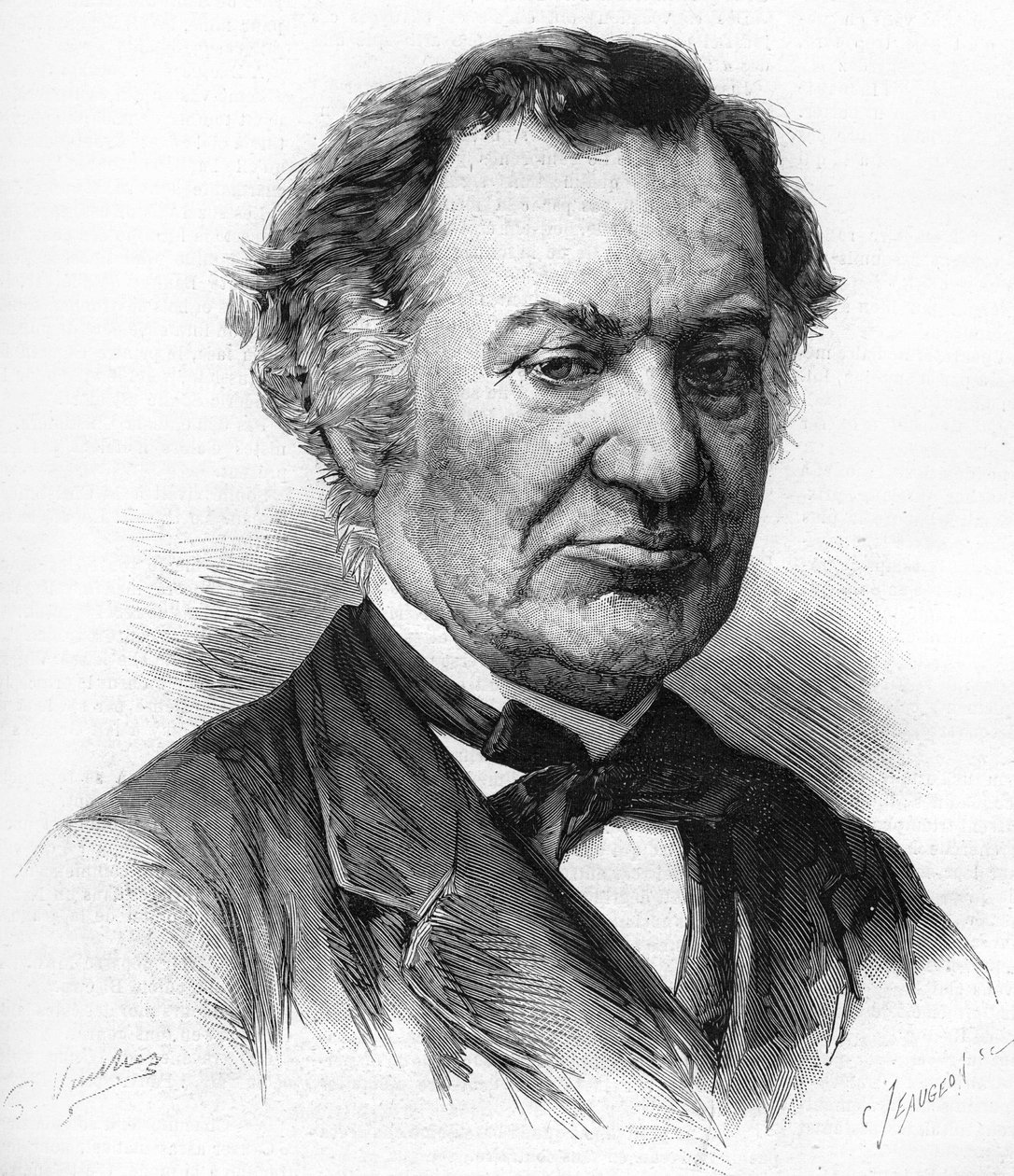 Porträt von Louis Veuillot (1813-1883), französischer Journalist und Schriftsteller von Unknown artist