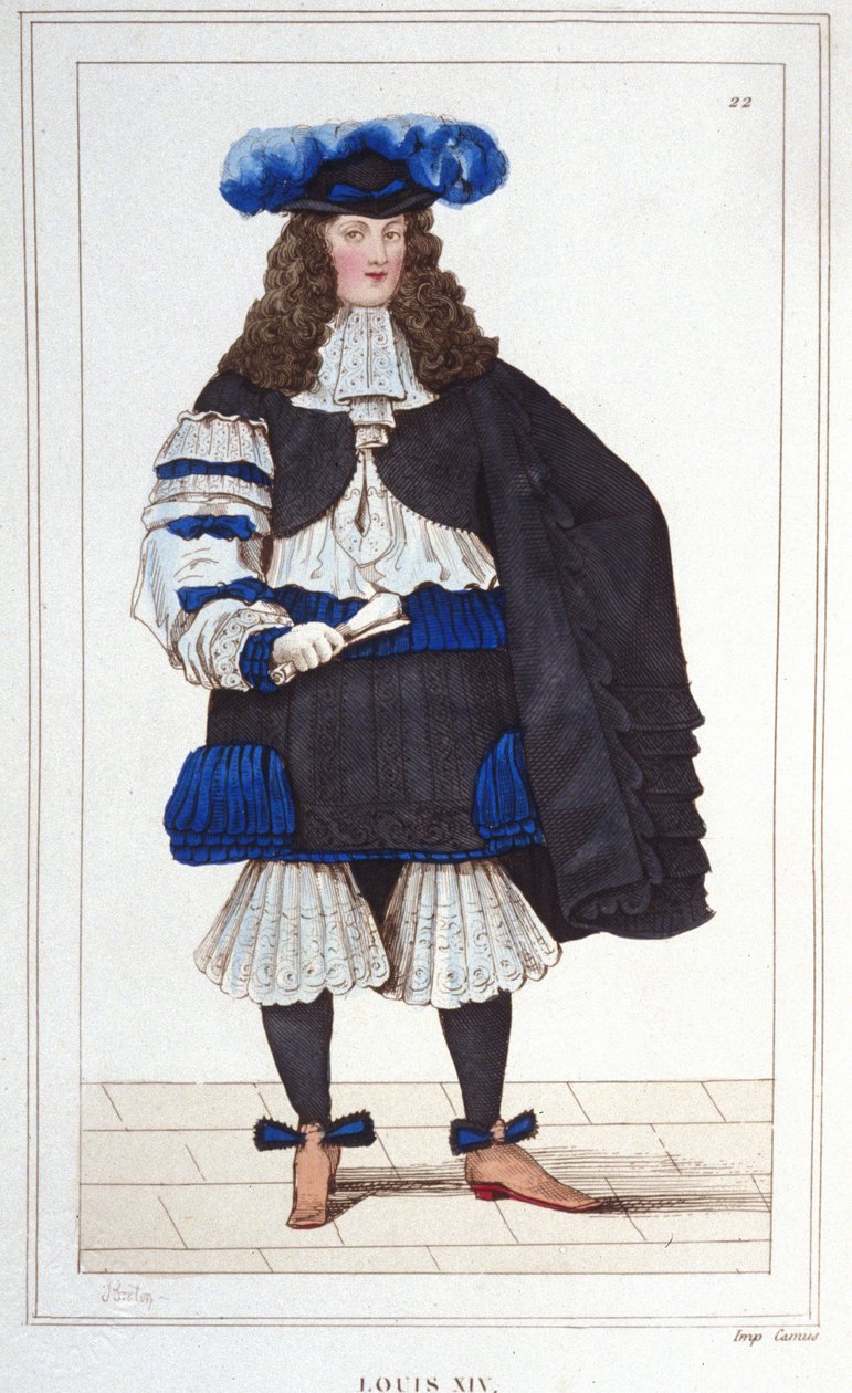 Porträt von Ludwig XIV. (1638 - 1715), König von Frankreich von Unknown artist