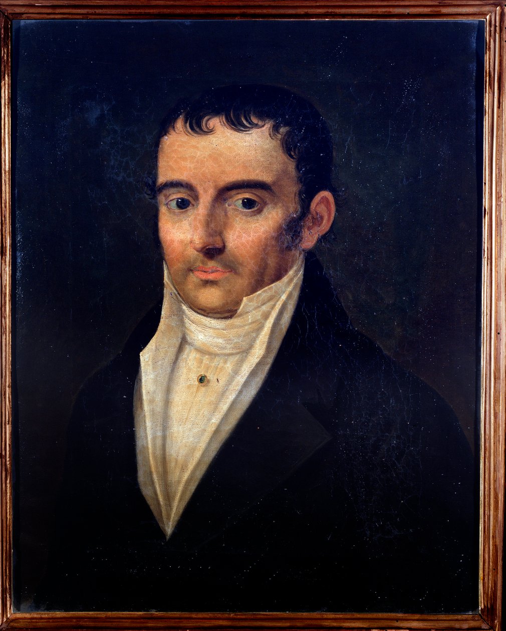 Porträt von Ludovico Antonio Brizzi (1766-1837) italienischer Musiker. Anonymes Gemälde. 19. Jahrhundert. Bologna, civico museo bibliografico von Unknown artist