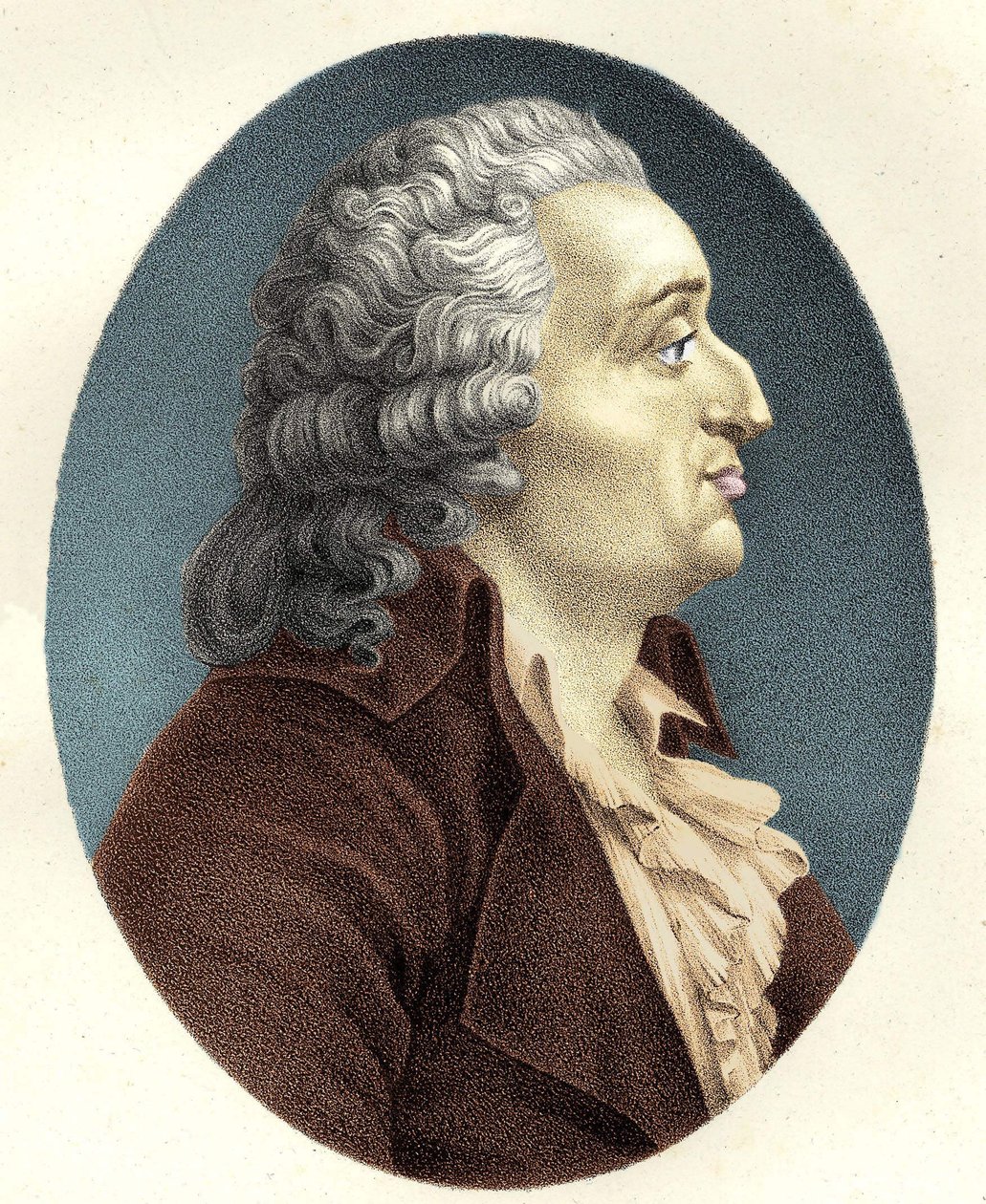 Porträt von Marie Jean Antoine Nicolas de Caritat, Marquis de Condorcet von Unknown artist