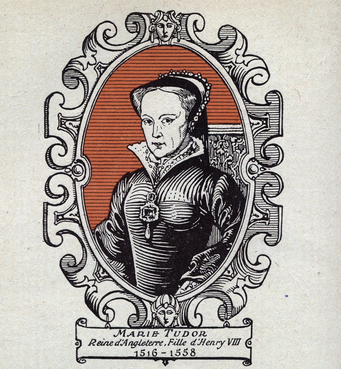 Porträt von Mary Tudor (1516-1558), Königin von England von Unknown Artist