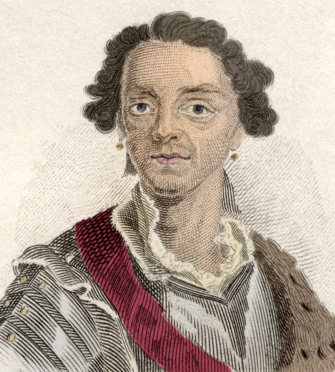 Porträt von Moritz von Sachsen (Hermann Moritz) (1696-1750), genannt „Graf von Sachsen“ oder „Graf von Raute“ von Unknown artist
