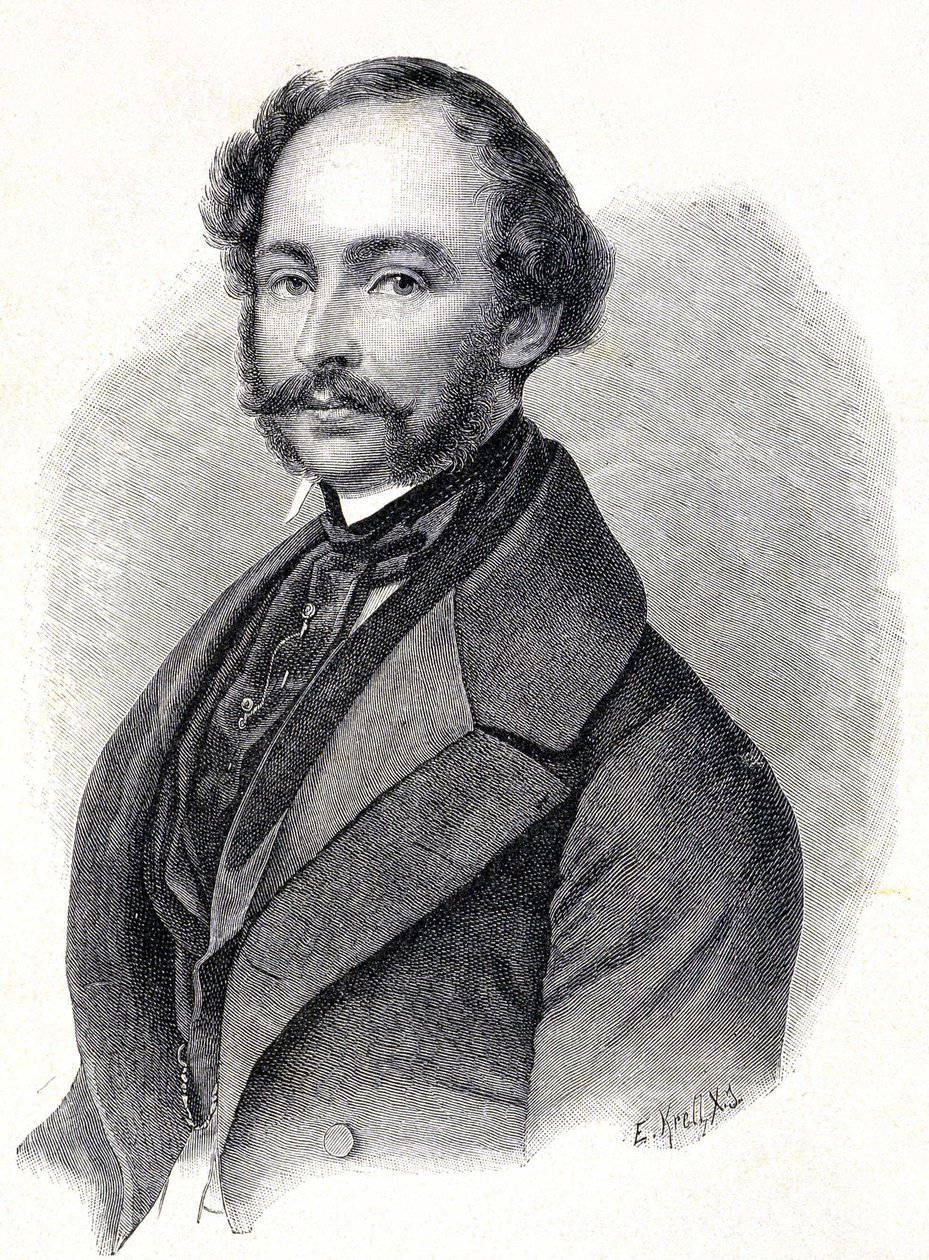 Porträt von Maximilian II., König von Bayern - Porträt von Maximilian II. Joseph de Baviere (1811 - 1864) von Unknown artist
