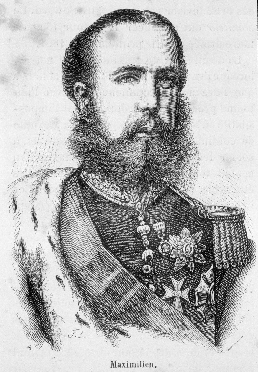 Porträt von Maximilian I. von Mexiko oder Ferdinand Maximilian Joseph, Prinz von Österreich, Königlicher Prinz von Ungarn und Böhmen (1832- 1867) von Unknown artist