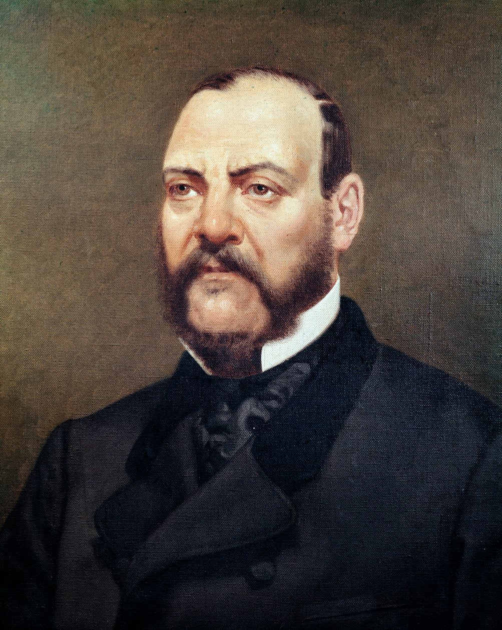 Porträt des mexikanischen Politikers Ignacio Comonfort. Anonymes Gemälde von Unknown artist