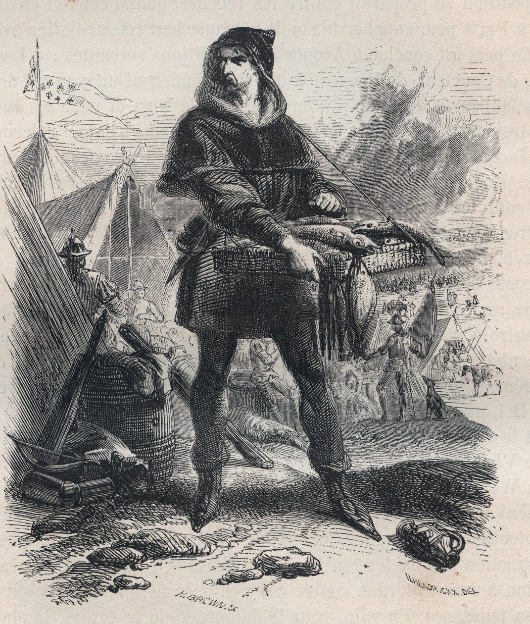 Porträt von Nicolaas Zannekin (? -1328), flämischer Bauer und Anführer des Bauernaufstands in Flandern (1325-1328) von Unknown artist