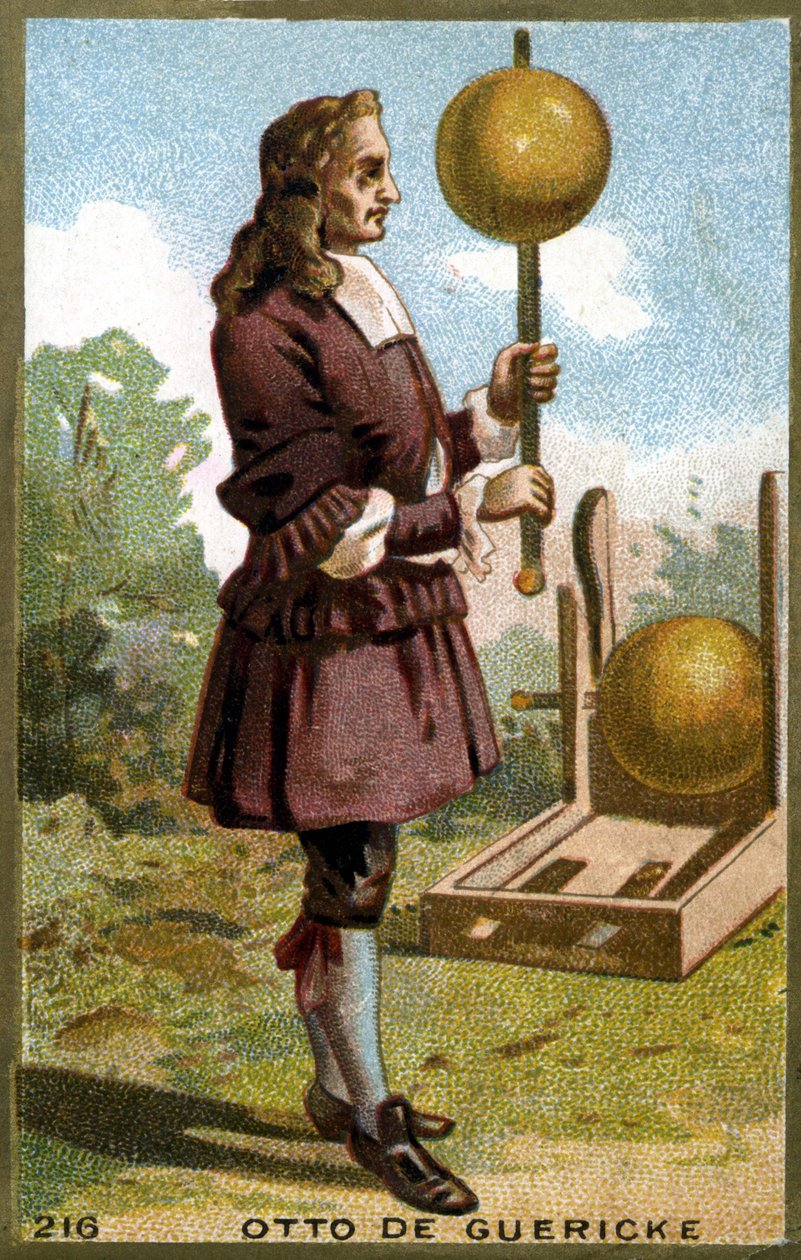 Porträt von Otto von Guericke von Unknown artist