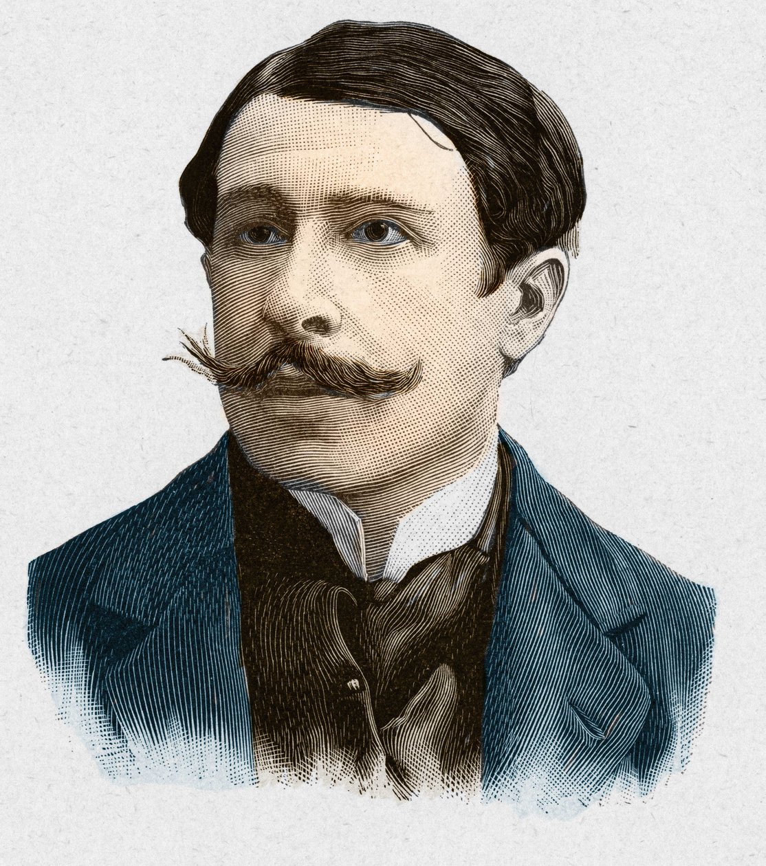 Porträt von Paul Adam (1862-1920), französischer Schriftsteller. von Unknown artist