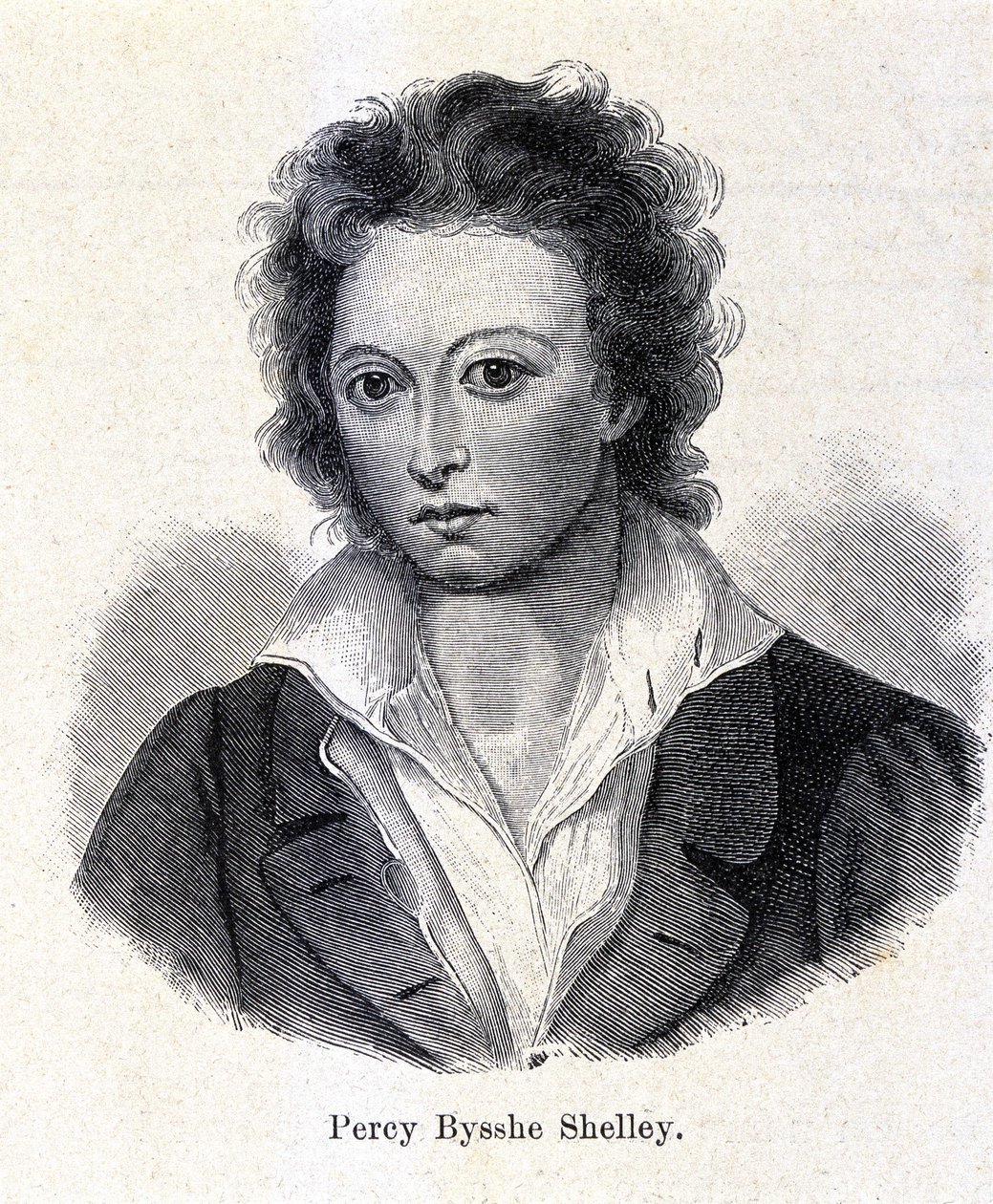 Porträt von Percy Bysshe Shelley, britischer Dichter (1792-1822) von Unknown artist