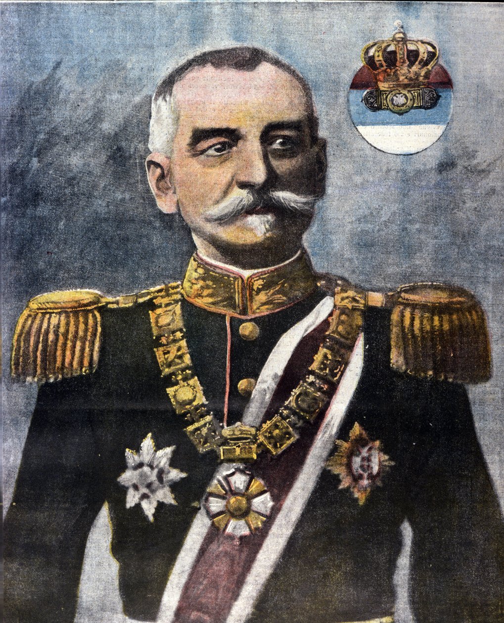 Porträt von Peter I. von Serbien von Unknown artist