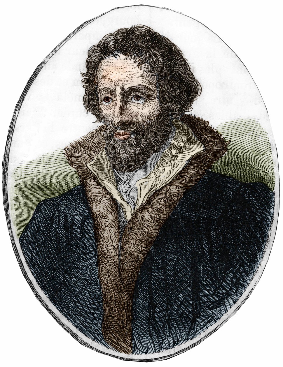 Porträt von Philipp Melanchthon (1497-1560), deutscher Religionsreformer. Gravur aus dem 19. Jahrhundert von Unknown artist
