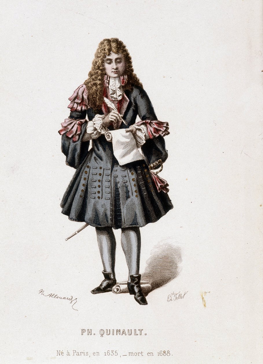Porträt von Philippe Quinault von Unknown artist