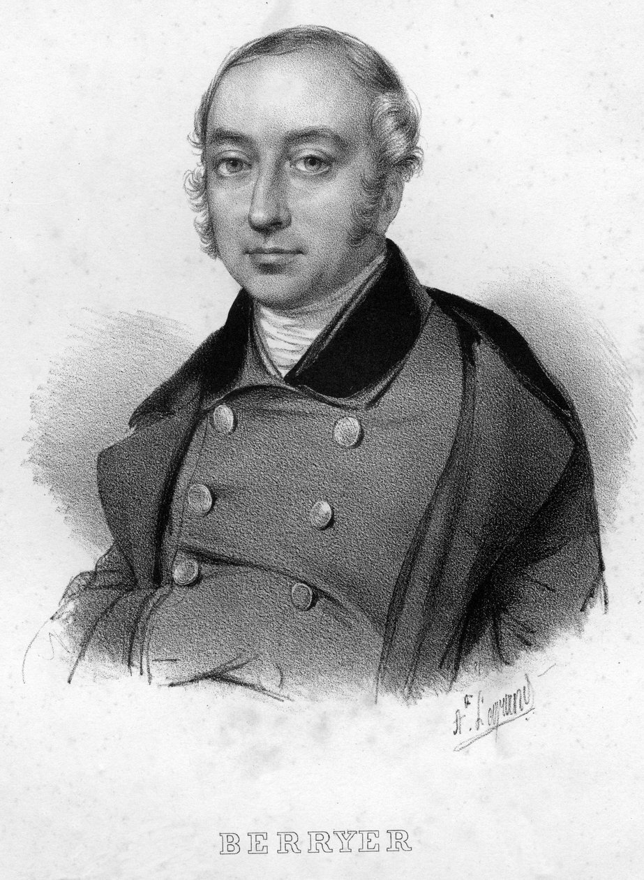 Porträt von Pierre Antoine Berryer (1790-1868), französischer Anwalt und Politiker von Unknown artist