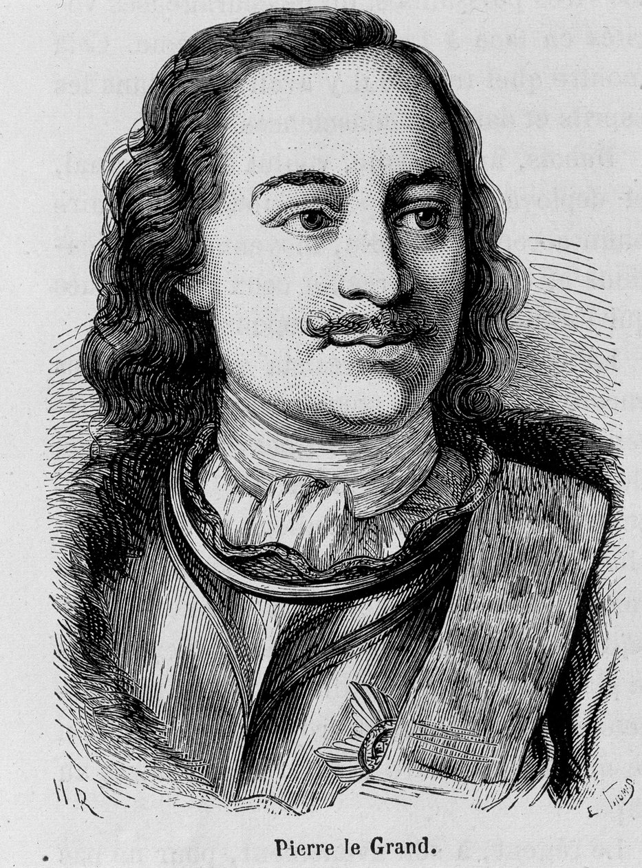 Porträt von Pierre Le Grand von Unknown artist