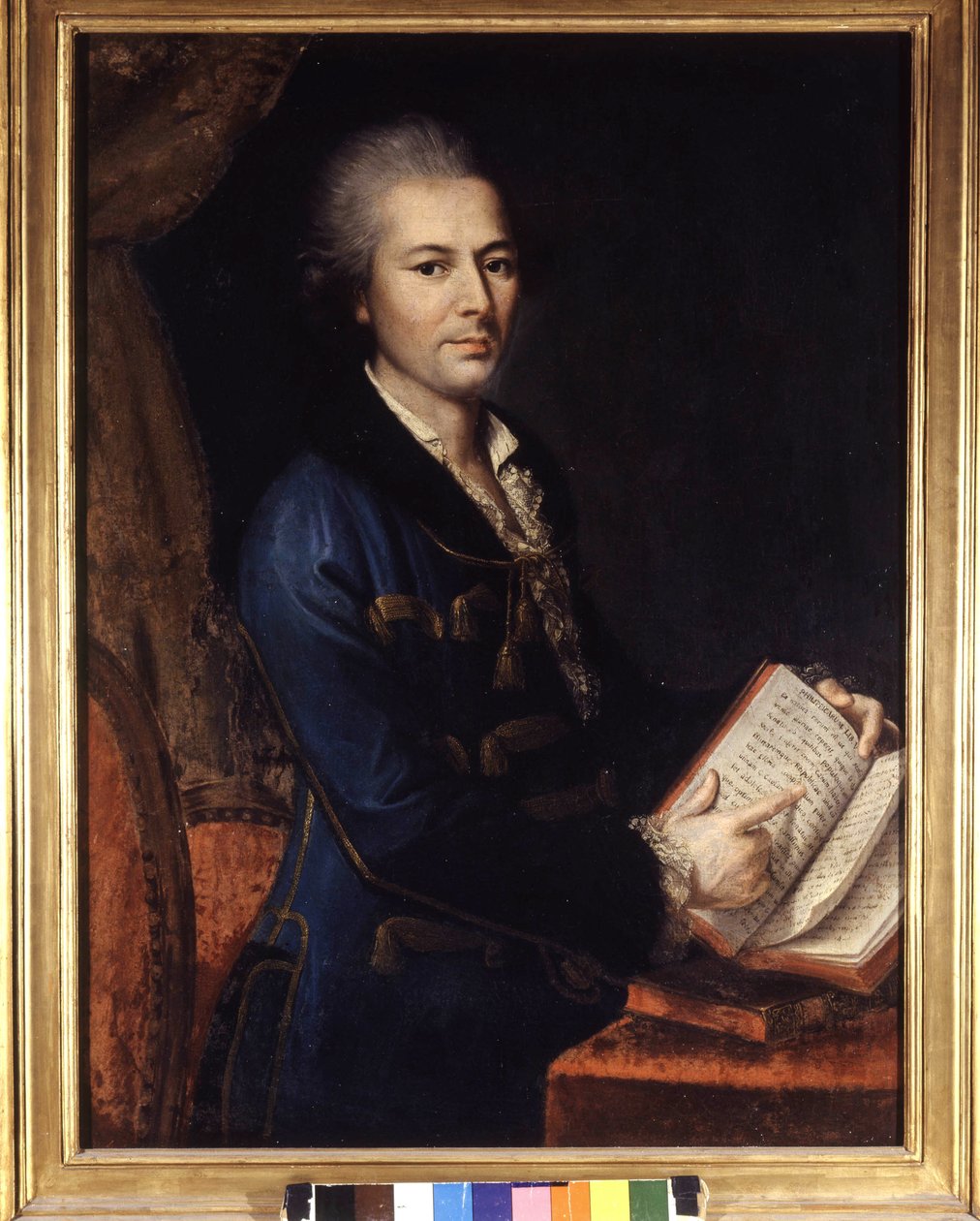 Porträt von Pietro Verri. Anonymes Gemälde. 18. oder 19. Jahrhundert. Museo de Milan von Unknown artist