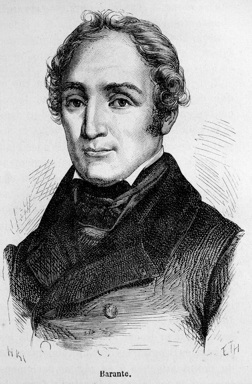 Porträt von Prosper Brugiere de Barante, französischer Historiker und Politiker (1782 - 1866) von Unknown artist