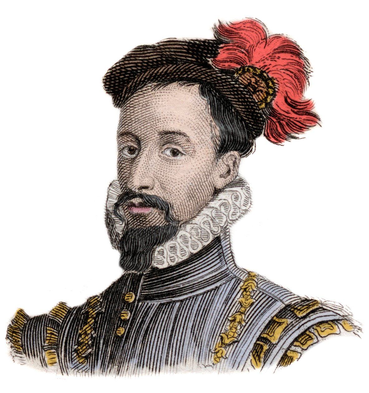 Porträt von Robert Dudley (1532-1588), Earl of Leicester, Favorit von Elizabeth I. von Unknown artist