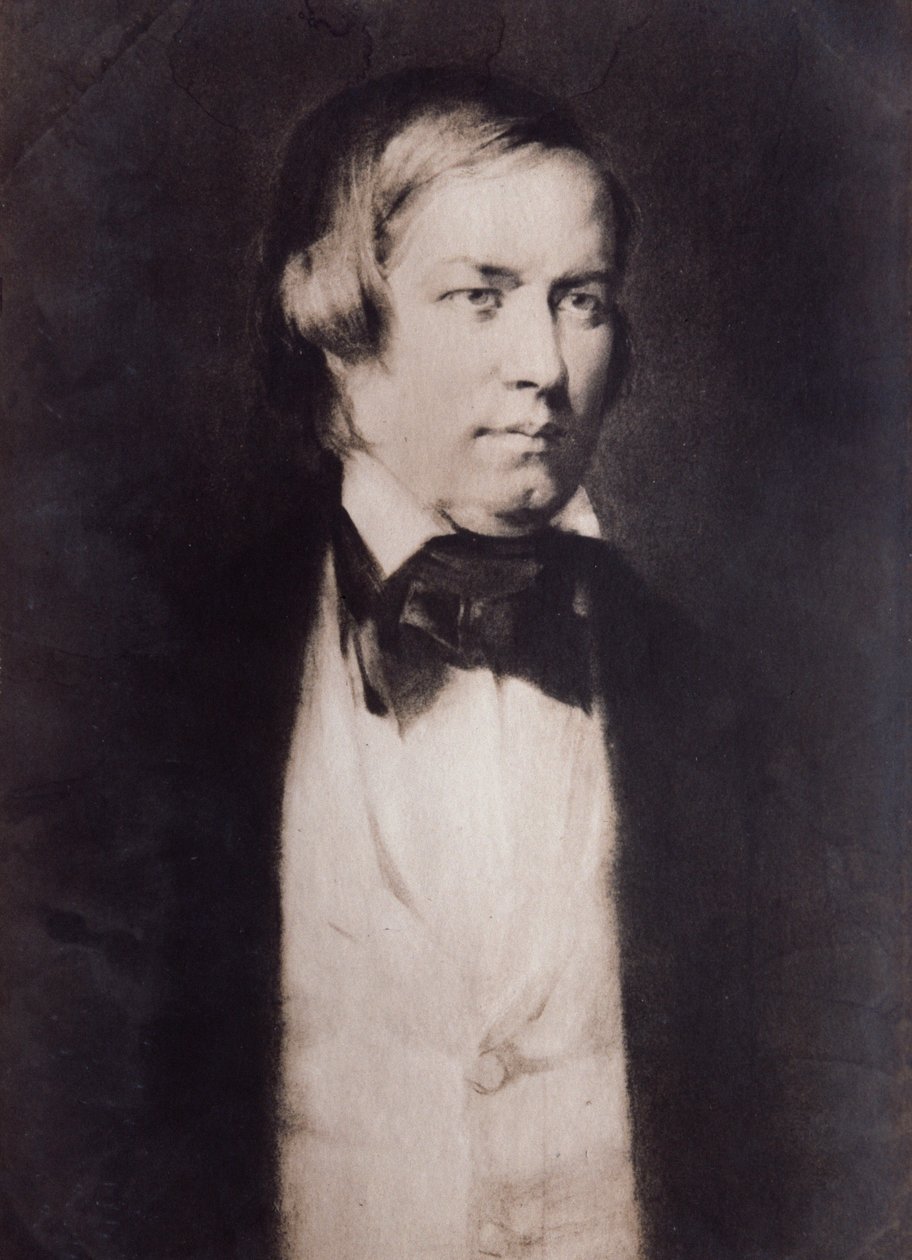 Porträt von Robert Schumann (Gravur) von Unknown artist