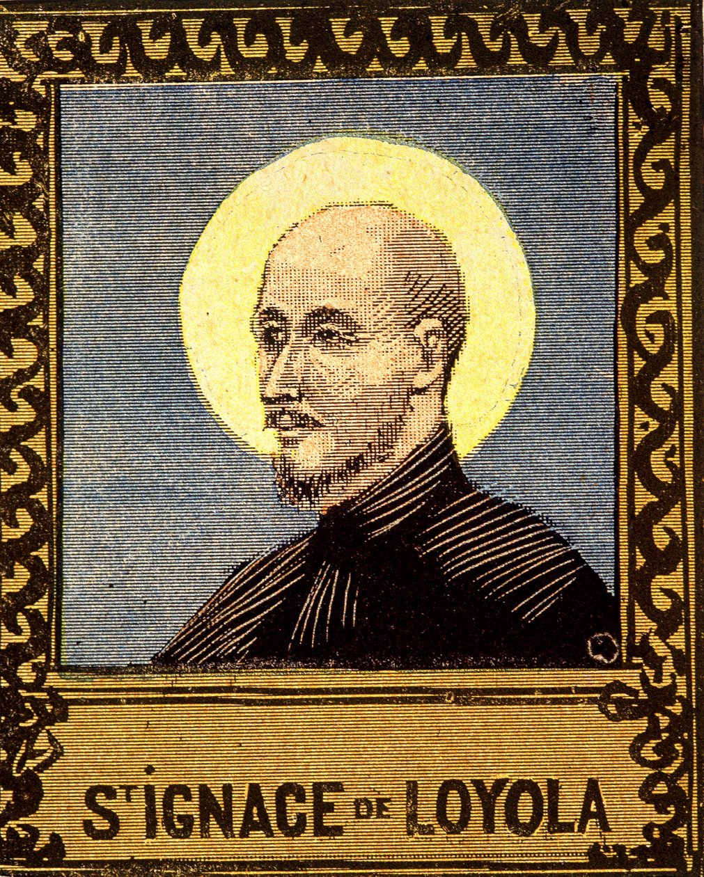 Porträt von Ignatius von Loyola (1491 - 1556), Gründer der Gesellschaft Jesu. 19. Jahrhundert. von Unknown artist