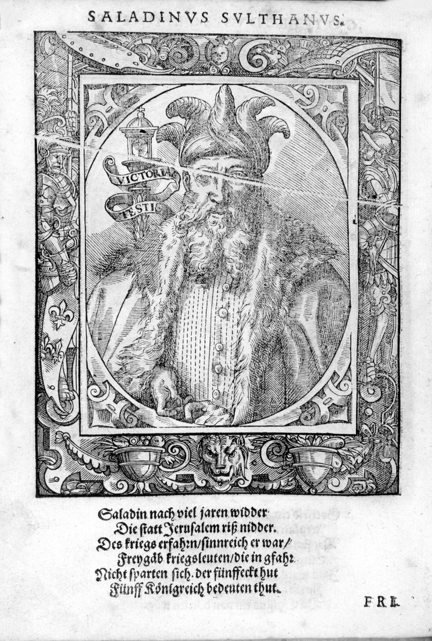 Porträt von Saladin (1138-1193) (Salah al Din Yusuf al-Ayyubi) von Unknown artist