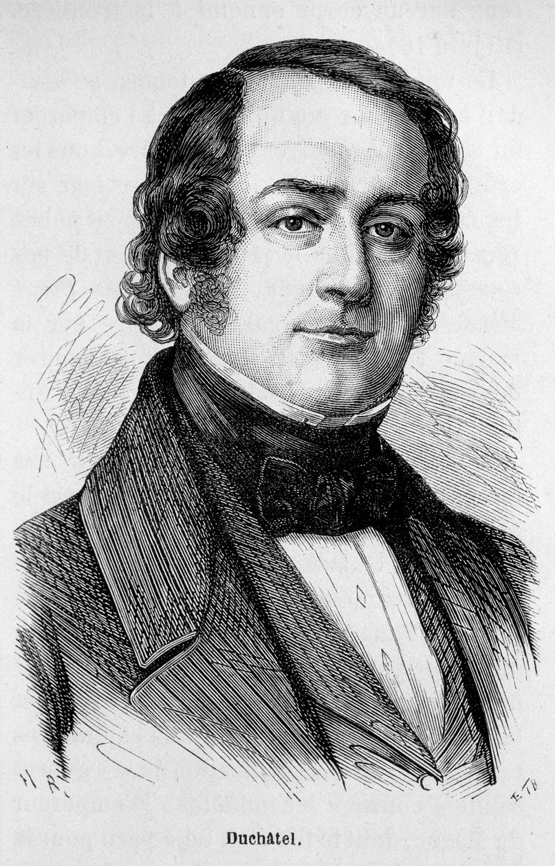 Porträt von Tanneguy Duchatel (1803-1867), französischer Politiker. von Unknown artist