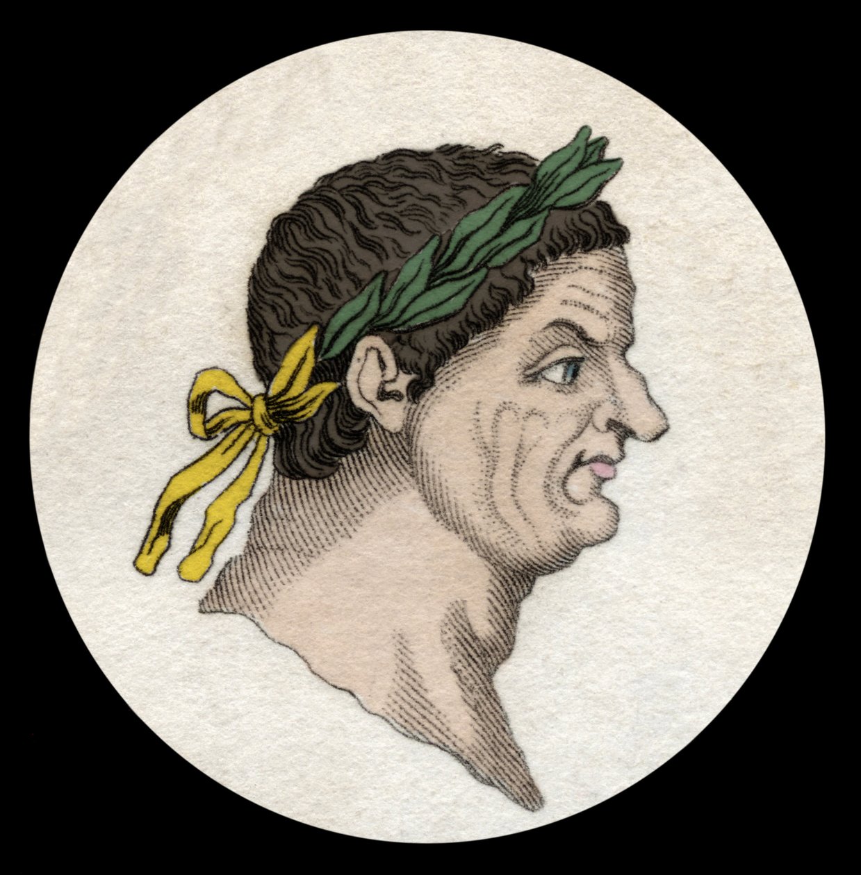 Porträt von Titus Flavius Vespasianus (Vespasian, 9-79), römischer Kaiser von Unknown artist