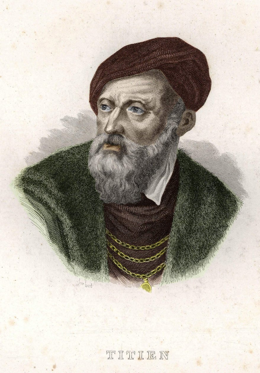 Porträt von Tiziano Vecellio (Der Tizian) (1490 - 1576) von Unknown artist