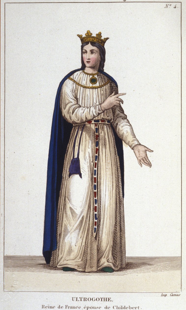 Porträt von Ultrogothe, Königin von Frankreich und Frau von Childebert I.