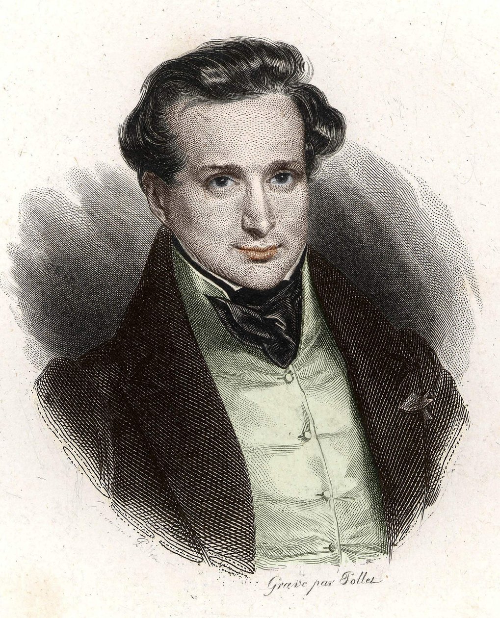 Porträt von Victor Hugo, junger Mann von Unknown artist