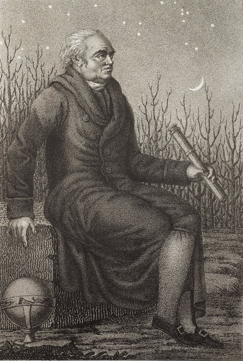 Porträt von William Herschel (1738-1822) deutsch-britischer Astronom von Unknown artist