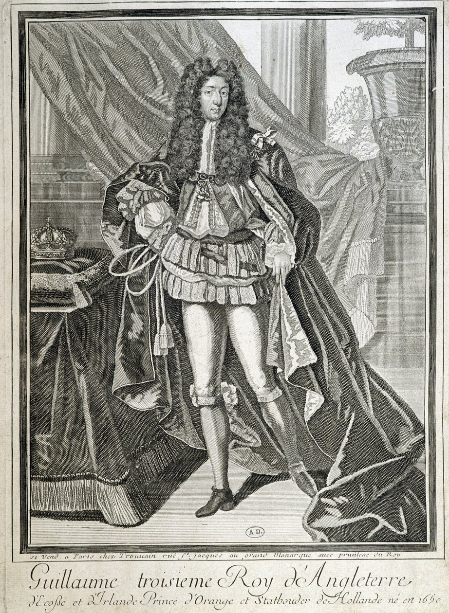 Porträt von Wilhelm III., König von England, Prinz von Oranien von Unknown artist