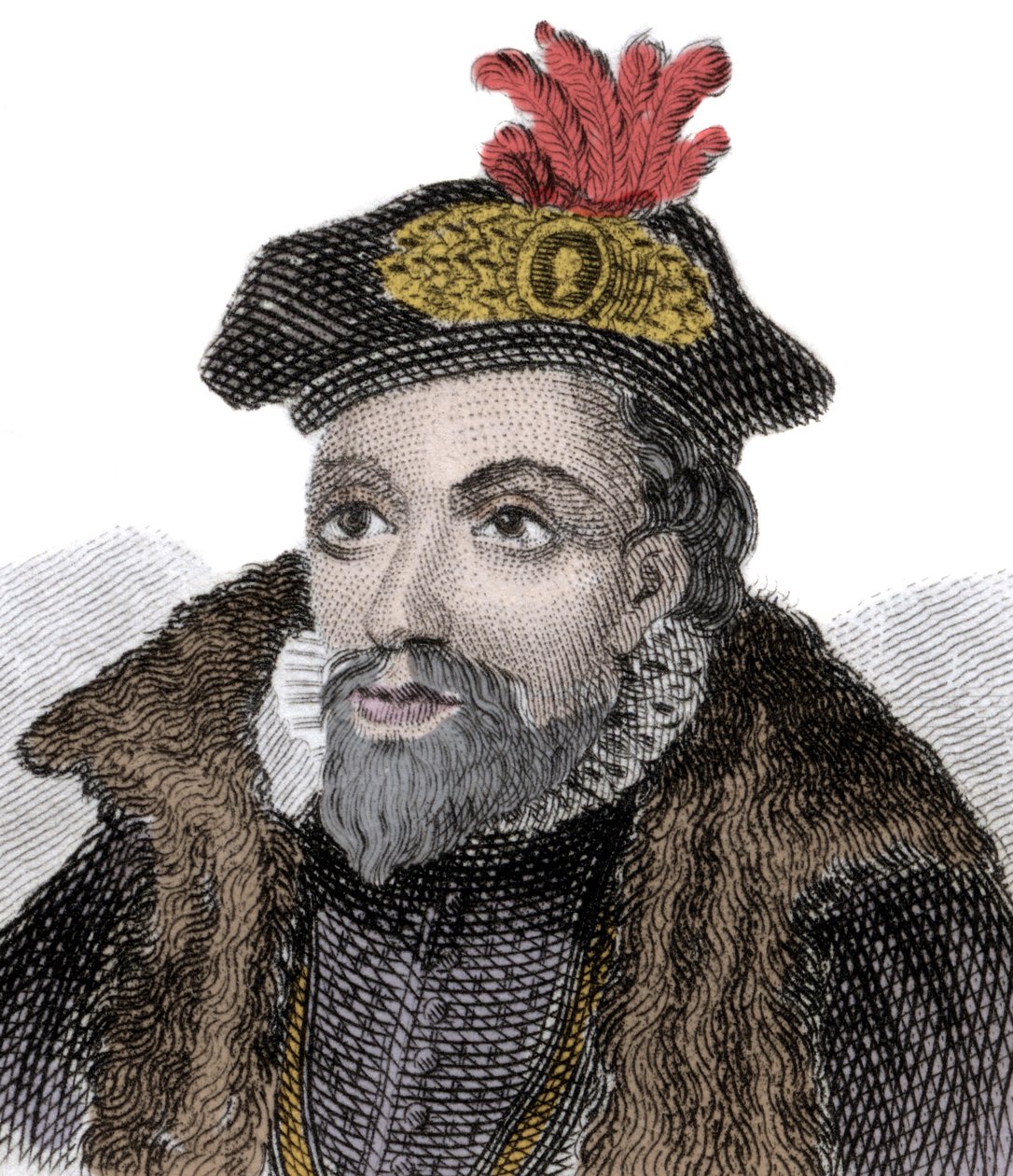 Porträt von John Dudley, Herzog von Northumberland (1501-1553) von Unknown artist