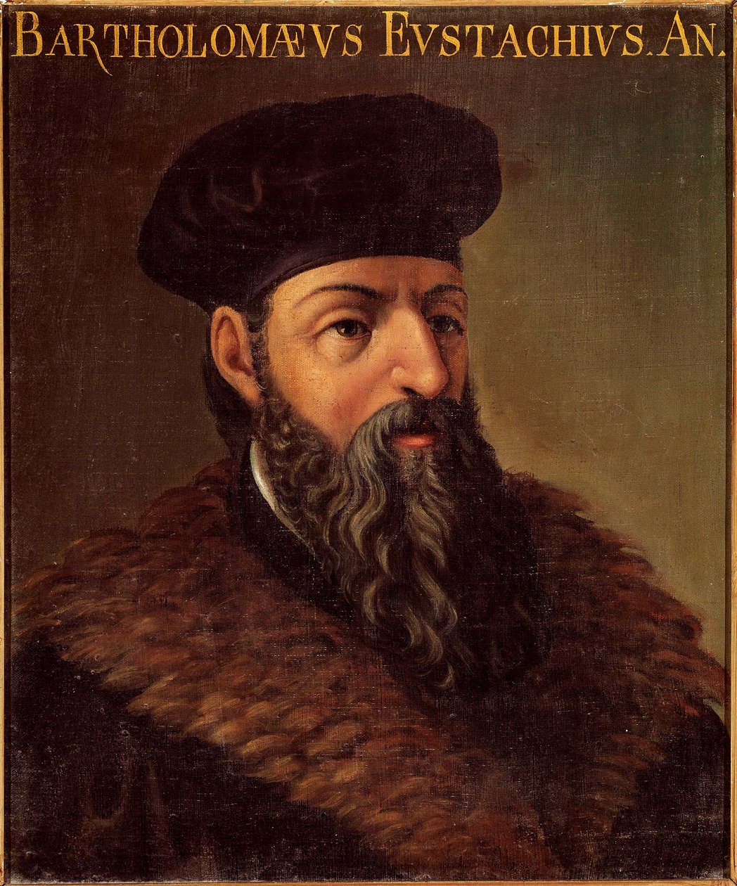 Porträt des italienischen Anatomen und Arztes Bartolomeo Eustachi (1505-1574) von Unknown artist