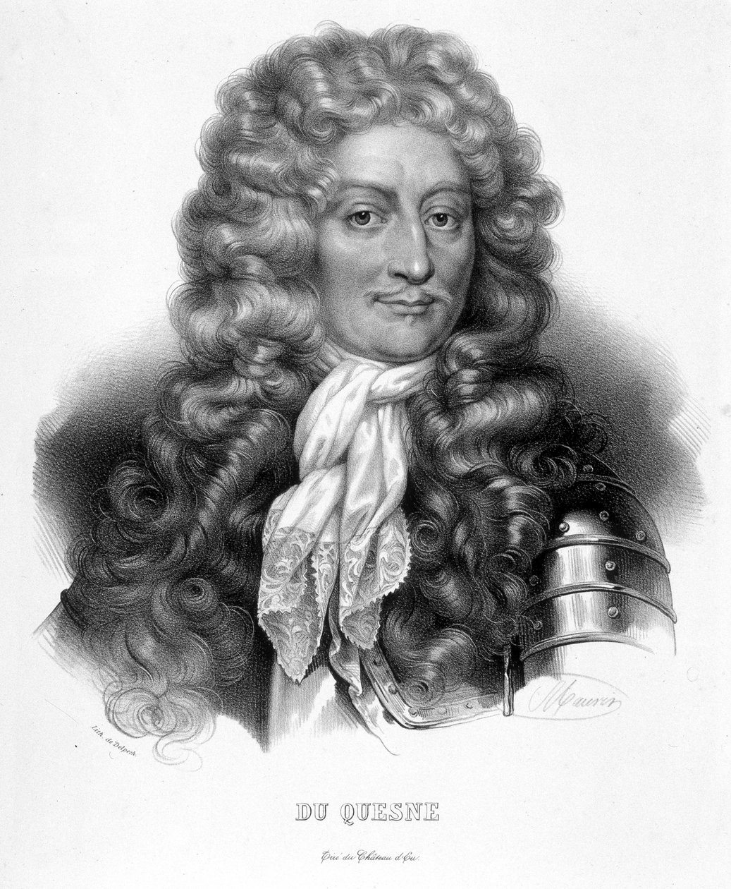 Porträt des Marquis Abraham Duquesne, französischer Seefahrer (1610-1688) von Unknown artist