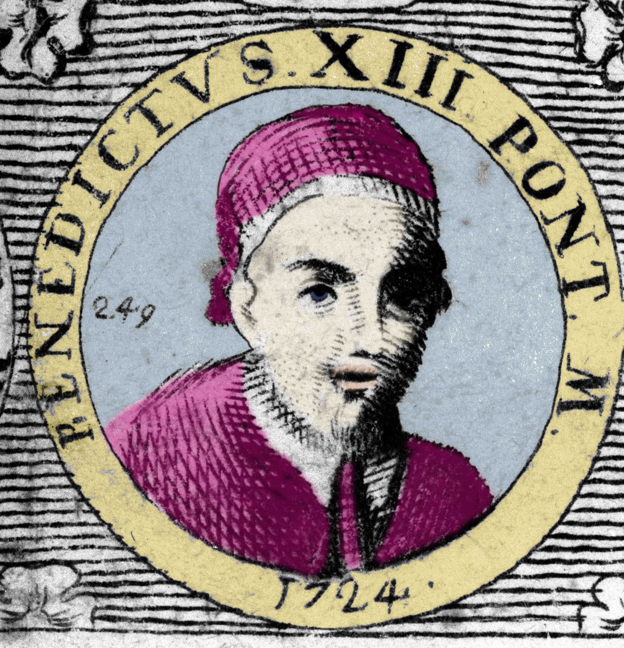 Porträt von Papst Benedikt XIII. (1724-1730) (1649-1730) von Unknown artist