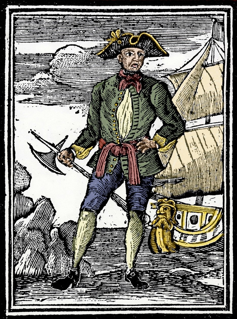 Porträt des Piraten Edward England von Unknown artist