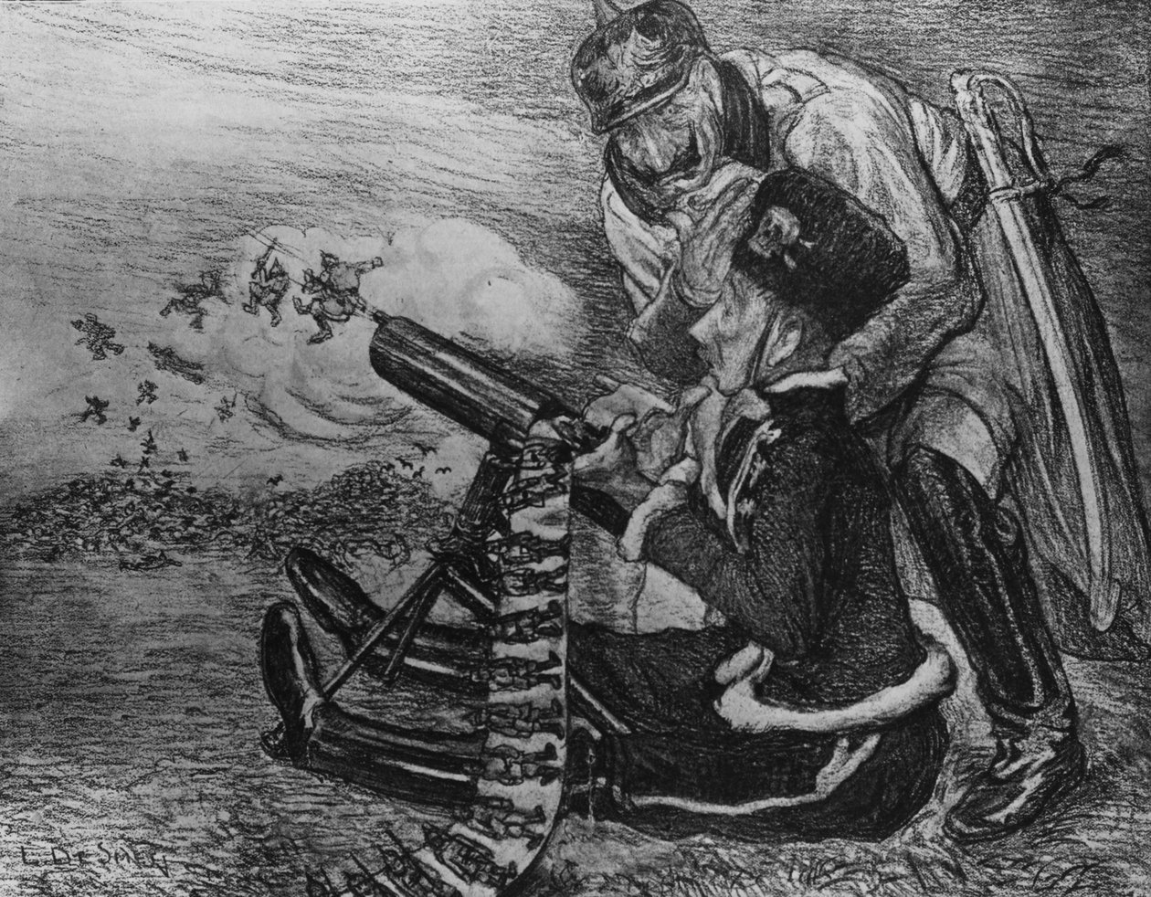 Propagandakunst des Krieges, Karikaturen von Unknown Artist