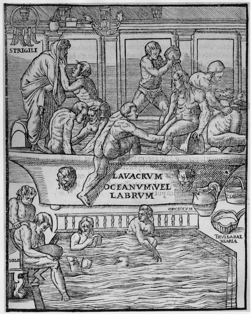 Öffentliche Bäder - in „Hieronymi Mercurialis“ von Arte Gymanastica von Unknown artist