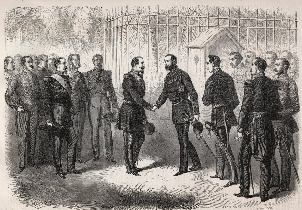 Empfang von Karl XV. (Carl XV.) von Unknown artist