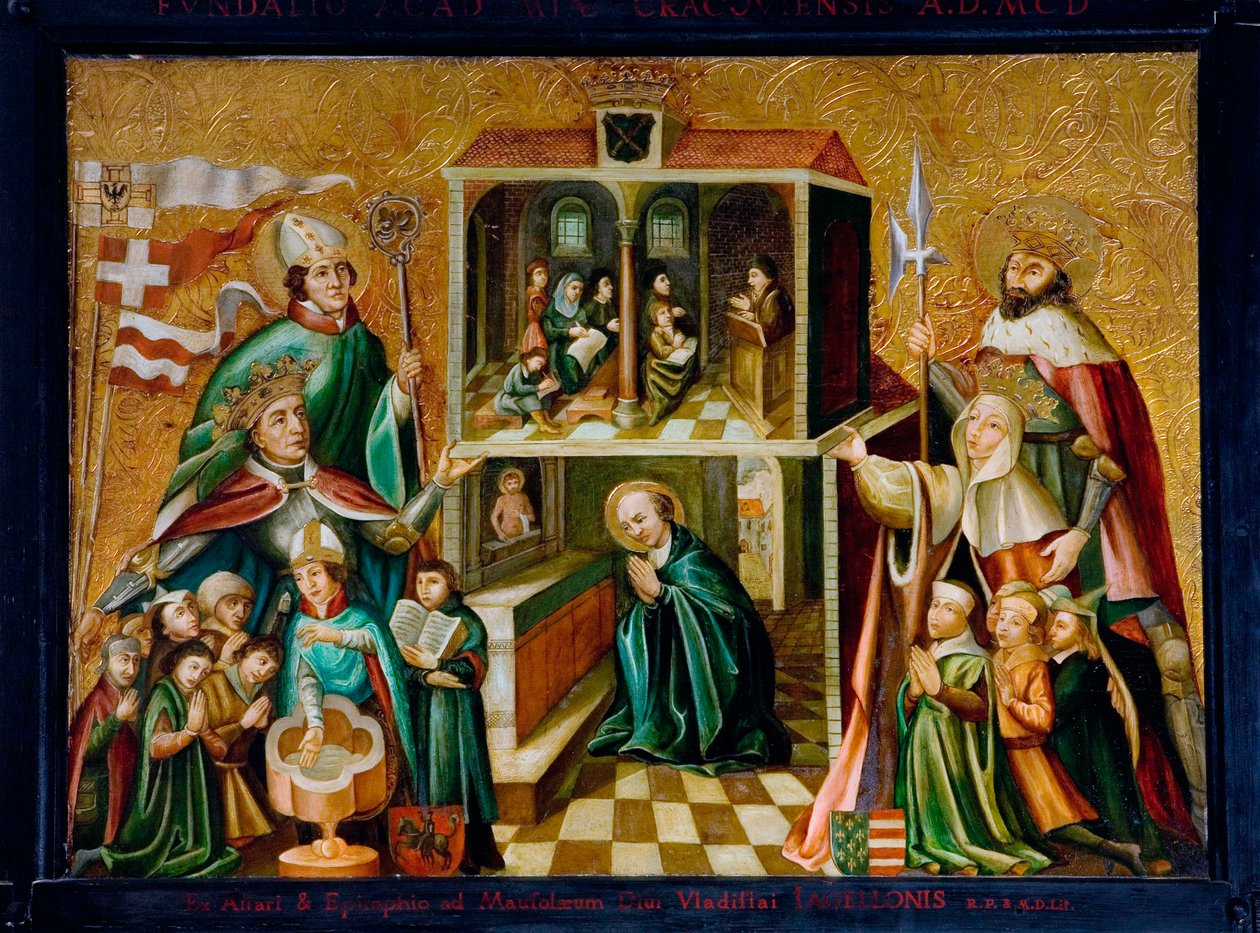 Darstellung von König Ladislaus II. Jagiello von Polen und Königin Hedwig I. von Polen von Unknown artist