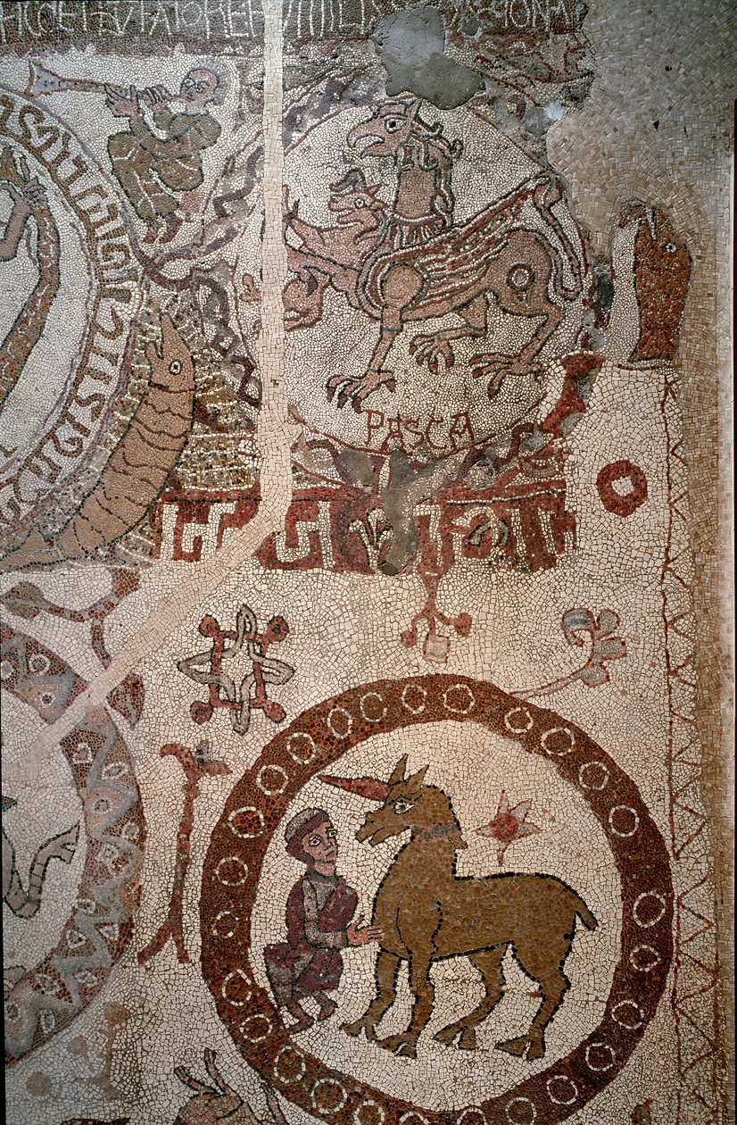 Darstellung der imaginären indischen Fauna, die die Heldentaten Alexanders des Großen symbolisiert von Unknown artist