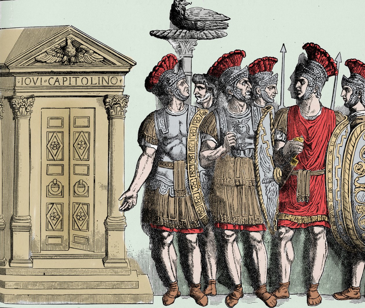 Römisches Reich: Prätorianer - Römische Antike; die Prätorianergarde von Unknown artist